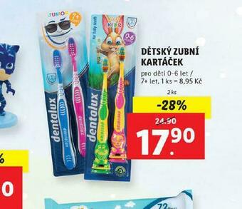 Lidl Dětský zubní kartáček nabídka