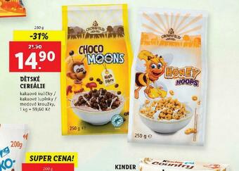 Lidl Dětské cereálie nabídka