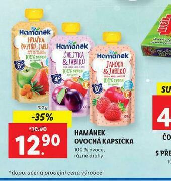 Lidl Hamánek ovocná kapsička nabídka