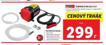 Lidl Čerpadlo na olej 12v nabídka