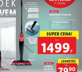 Lidl Parní mop steam xxl nabídka