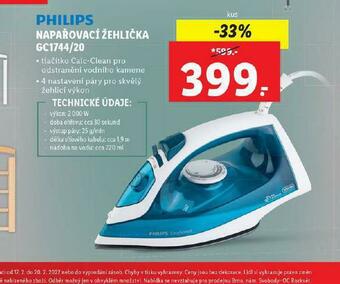 Napařovací žehlička philips