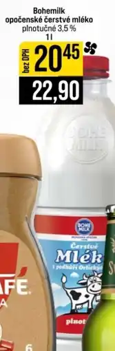 Jip Bohemilk opočenské čerstvé mléko nabídka