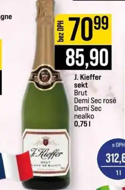 Jip J. Kieffer sekt nabídka