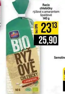 Jip Racio chlebíčky nabídka