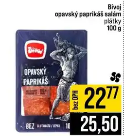Jip Bivoj opavský paprikáš salám nabídka