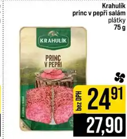 Jip Krahulík princ v pepři salám nabídka