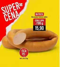 Jip Slovenský točený salám nabídka