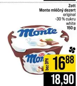 Jip Zott Monte Mléčný Dezert nabídka