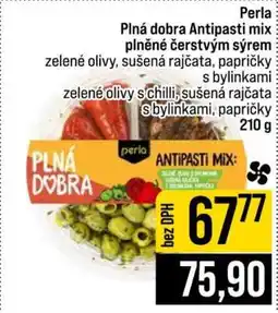 Jip Perla Plná dobra Antipasti mix plněné čerstvým sýrem nabídka