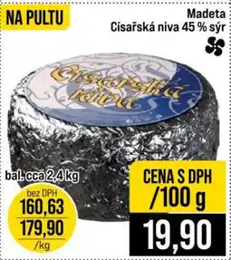 Jip Madeta Císařská Niva 45 % sýr nabídka