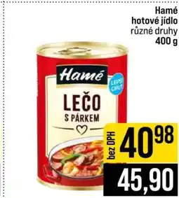 Jip HAMÉ Hotové jídlo nabídka