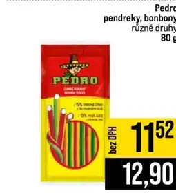 Jip Pedro pendreky, bonbony nabídka