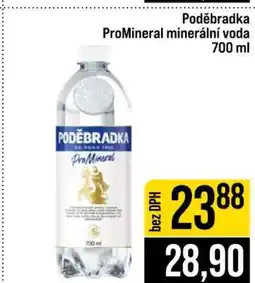 Jip Poděbradka ProMineral minerální voda 700 ml nabídka