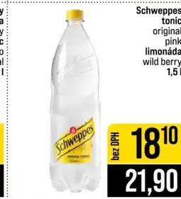 Jip Schweppes Tonic nabídka
