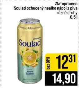 Jip Zlatopramen Soulad ochucený nealko nápoj z piva nabídka