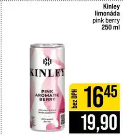Jip Kinley limonáda pink berry 250 ml nabídka