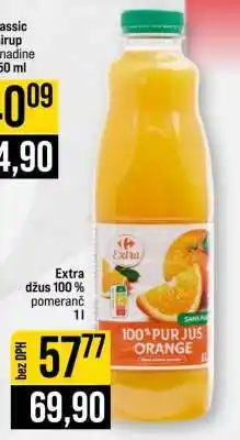 Jip Extra džus 100 % pomeranč nabídka