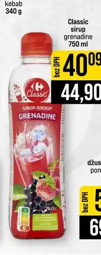 Jip Classic sirup grenadine nabídka