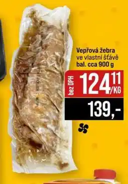 Jip Vepřová žebra ve vlastní šťávě nabídka