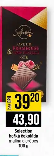 Jip Selection hořká čokoláda malina a crêpes nabídka