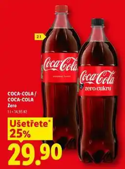 Lidl COCA-COLA, COCA-COLA ZERO nabídka