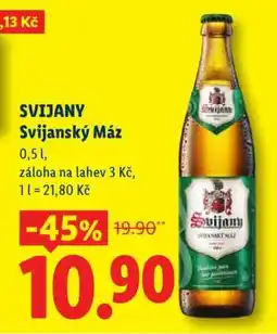 Lidl Svijany Svijanský Máz nabídka