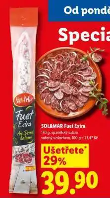 Lidl SOL&MAR Fuet extra nabídka