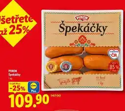 Lidl PIKOK Špekáčky 1 kg nabídka