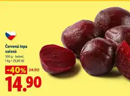 Lidl Červená řepa vařená nabídka