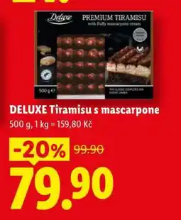 Lidl DELUXE Tiramisu s mascarpone nabídka