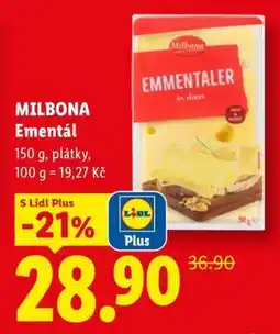 Lidl MILBONA EMENTÁL nabídka