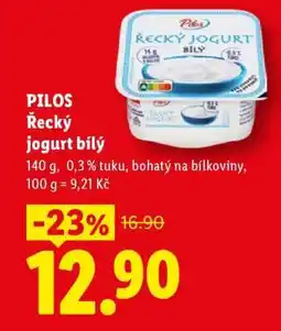 Lidl Pilos ŘECKÝ JOGURT BÍLÝ nabídka