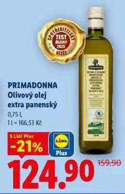 Lidl PRIMADONNA Olivový olej extra panenský nabídka