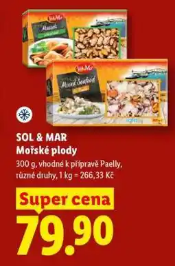 Lidl SOL&MAR Mořské plody nabídka