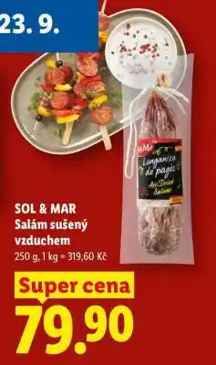 Lidl SOL & MAR Salám sušený vzduchem nabídka