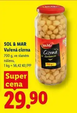 Lidl SOL&MAR Vařená cizrna nabídka