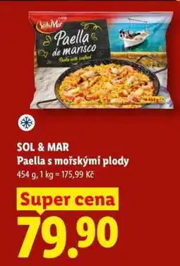 Lidl SOL&MAR Paella s mořskými plody nabídka