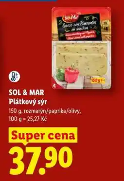 Lidl SOL & MAR Plátkový sýr nabídka
