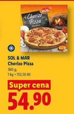 Lidl SOL&MAR Chorizo Pizza nabídka