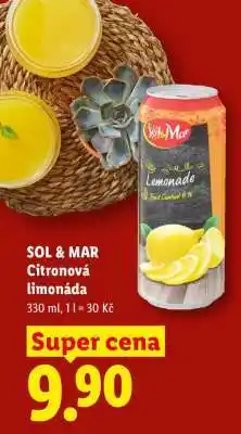 Lidl SOL&MAR CITRONOVÁ LIMONÁDA nabídka