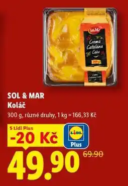 Lidl SOL & MAR Koláč nabídka