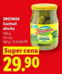 Lidl Znojmia Cocktail okurky nabídka