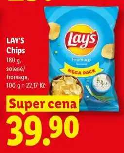 Lidl Lay’s chips nabídka