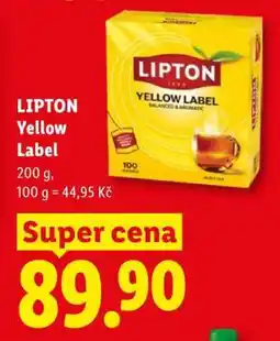 Lidl Lipton Yellow Label nabídka