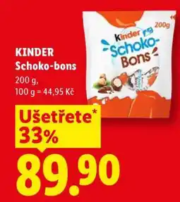 Lidl Kinder Schoko-Bons nabídka