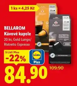 Lidl BELLAROM KÁVOVÉ KAPSLE nabídka