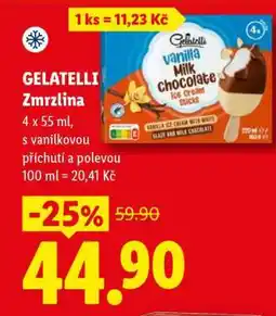 Lidl GELATELLI ZMRZLINA nabídka
