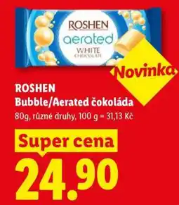 Lidl ROSHEN Bubble/Aerated čokoláda nabídka