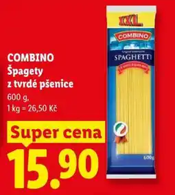 Lidl COMBINO Špagety z tvrdé pšenice nabídka